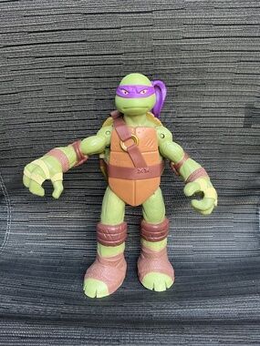 TMNT Donatello 11" Battle Shell Action Figure 2012 Playmates Ninja Turtles